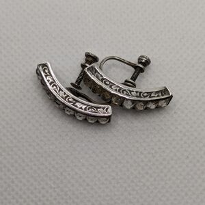 Vintage 925 clip  ons